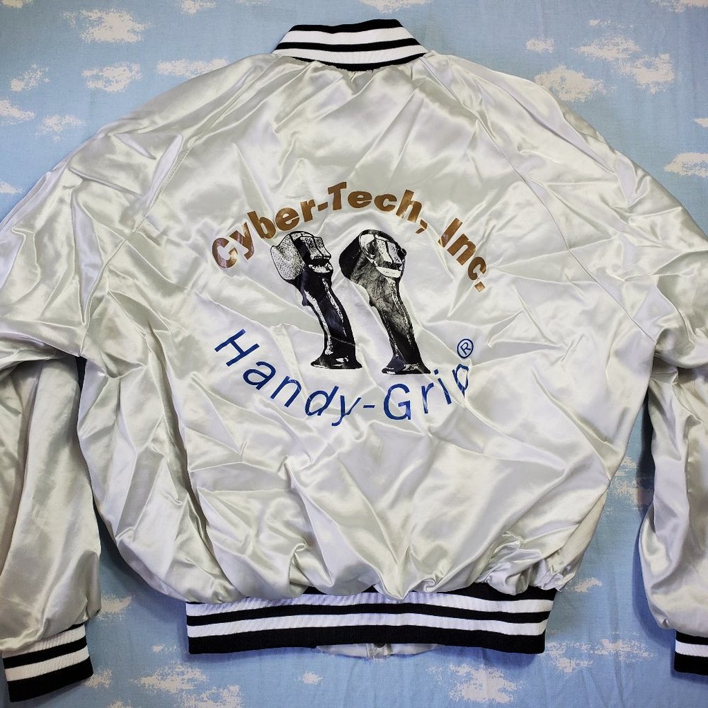 Vintage Pla-Jac Dunbrooke Varsity Jacket Silky L